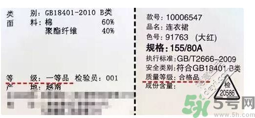 衣服一等品是什么意思？衣服一等品和合格品哪個好？