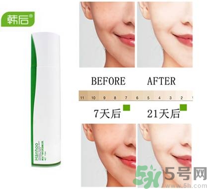 韓后茶蕊嫩白系列怎么樣？韓后茶蕊baby白好用嗎？