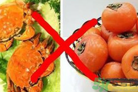大閘蟹和柿子為什么不能一起吃？柿子和螃蟹隔多久可以吃？