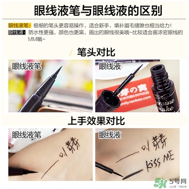 kiss me眼線筆哪款好？kiss me眼線筆版本對比