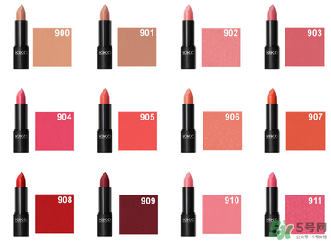 kiko9系列哪個顏色好看？kiko9系口紅試色