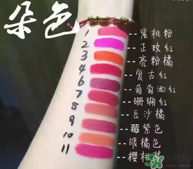 朵色唇釉哪個顏色好看？朵色唇釉色號圖片