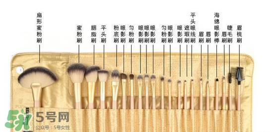 化妝刷有哪些？不同化妝刷怎么用？