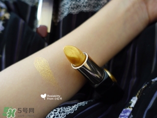 金色口紅是什么顏色？金色口紅試色
