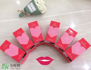 雅邦愛(ài)心口紅色號(hào)試色 雅邦安心口紅試色圖