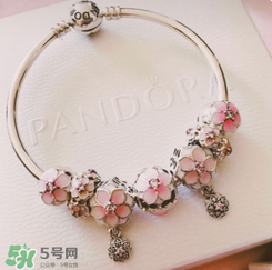潘多拉桃花系列手鏈怎么看真假？pandora新品桃花手鏈真假辨別