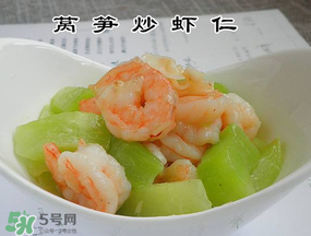 萵筍可以和蝦一起吃嗎？萵筍能和蝦仁一起吃嗎？