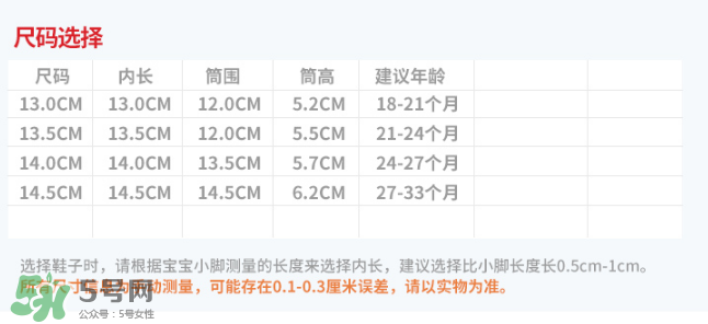 mikihouse涼鞋尺碼對(duì)照表 mikihouse涼鞋尺碼怎么選？