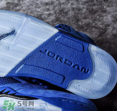 air jordan5麂皮皇家藍正品多少錢？喬丹5代藍麂皮專柜價格