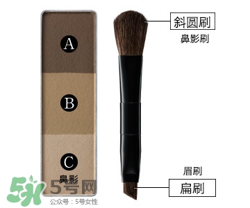 kate三色眉粉怎么用？kate三色眉粉使用方法