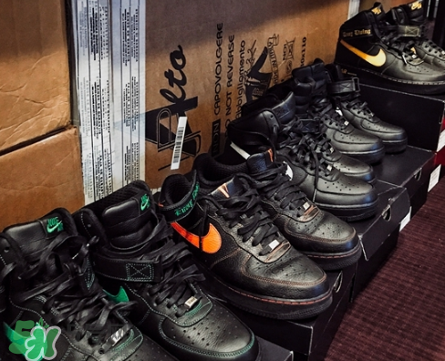 vlone與nike air force 1high聯(lián)名款運動鞋配色有哪幾種？