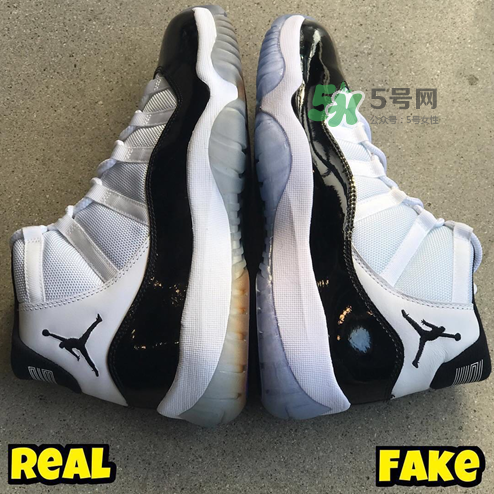 air jordan 11 concord真假怎么看？aj 11 concord真假鑒定