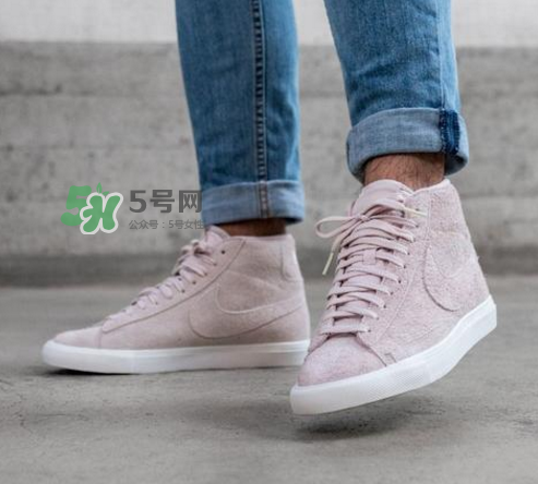 nike blazer mid粉色麂皮多少錢_在哪買？