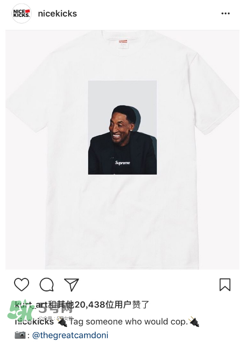 supreme皮蓬photo tee會(huì)發(fā)售嗎？supreme將推出皮蓬photo tee？