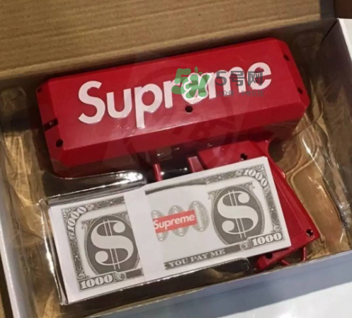 supreme噴錢槍多少錢？supreme鈔票槍價格