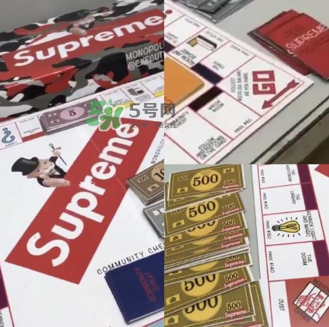 supreme版大富翁是什么樣的？大富翁和supreme聯(lián)名是真的嗎？