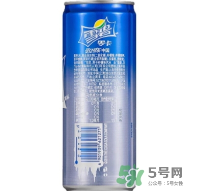 零卡雪碧真的沒(méi)熱量嗎？零度碧會(huì)發(fā)胖嗎