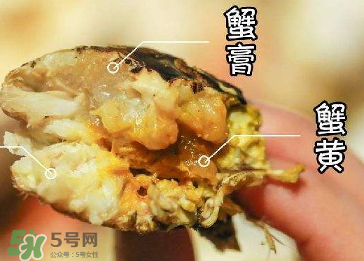 蟹黃是黑色的怎么回事？蟹黃中間有黑的是什么？
