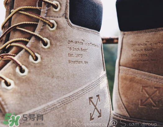 off white與timberland聯(lián)名6英寸大黃靴實(shí)物什么樣？
