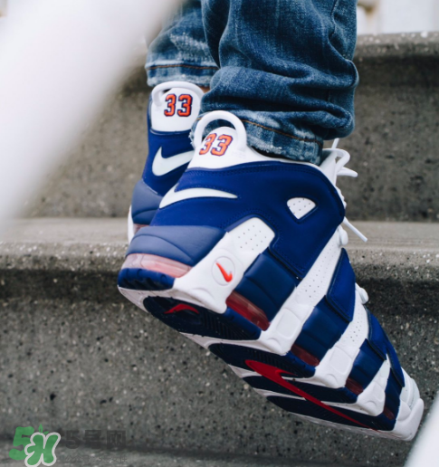 nike air more uptempo尼克斯配色上腳效果怎么樣？