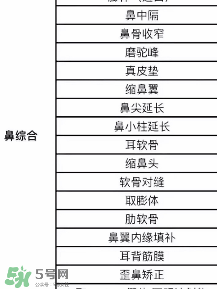 鼻綜合手術多少錢？鼻綜合整形價格