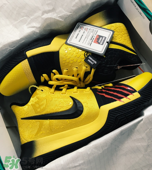 nike kyrie3 mamba mentality怎么樣？歐文3李小龍配色開箱測評