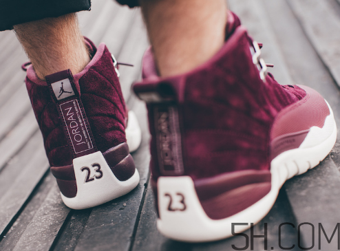 air jordan 12 bordeaux紅酒配色上腳效果怎么樣？