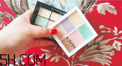 美寶蓮六色遮瑕盤好用嗎？nyx vs maybelline六色遮瑕盤對(duì)比