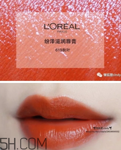 歐萊雅619秋葉試色 歐萊雅金管619好看嗎？