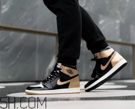 air jordan 1 top3黑金鴛鴦配色上腳效果好看嗎？