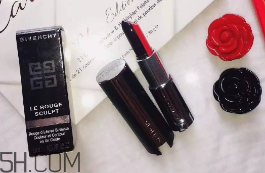 紀梵希雙色口紅怎么涂？紀梵希雙色口紅試色