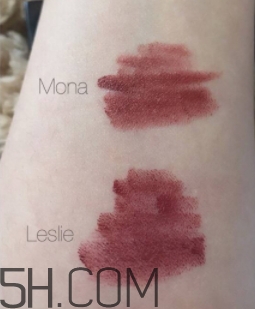 nars mona和leslie一樣嗎？nars mona和leslie試色對(duì)比