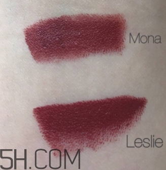 nars mona和leslie一樣嗎？nars mona和leslie試色對(duì)比