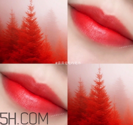 橘紅色口紅是什么顏色？橘紅色口紅試色效果圖