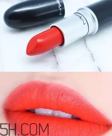 橘紅色口紅是什么顏色？橘紅色口紅試色效果圖
