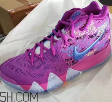 nike kyrie 4 multi color鴛鴦配色實物諜照什么樣？