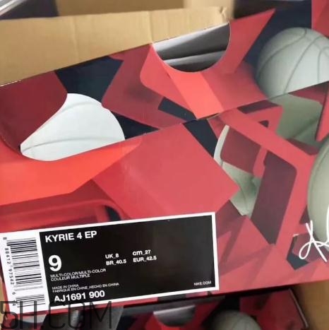 nike kyrie 4 multi color鴛鴦配色實物諜照什么樣？