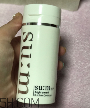 SUM37氣泡面膜能卸妝嗎？功能是什么？