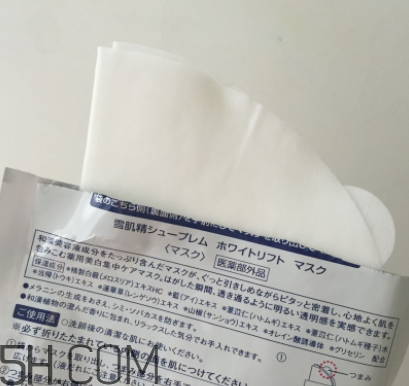 雪肌精純怡美白面膜薄不??？是蠶絲面膜嗎？