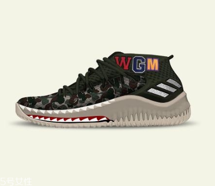 bape與adidas dame 4聯(lián)名有哪幾款_多少錢？