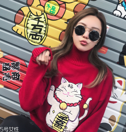 紅色毛衣什么款式好看？新年運勢全靠它
