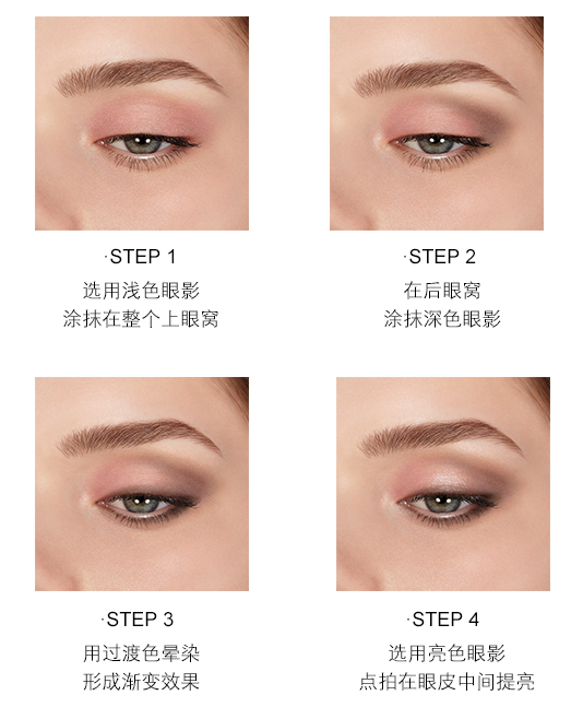 紀(jì)梵希四色眼影怎么使用？超簡單適合新手