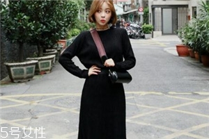 黑色針織裙配什么上衣好看？小女人溫柔氣質(zhì)盡顯