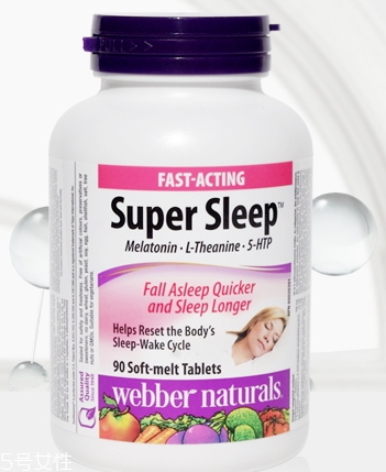 webber naturals褪黑素怎么吃？一覺睡到天亮