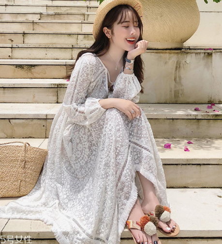 2022新款蕾絲連衣裙？回頭率超高的仙女裙