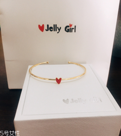 jelly girl愛心開口手鐲多少錢_在哪買？