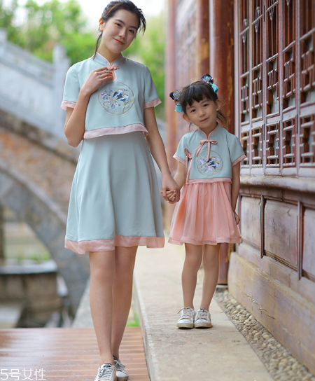 夏天母女裝怎么搭配？夏季母女裝搭配圖片